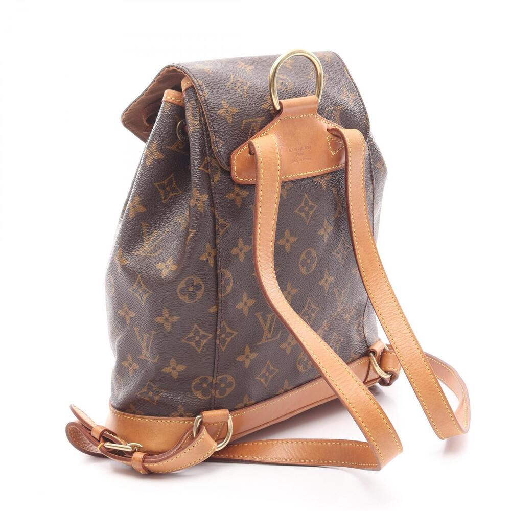 Louis Vuitton Montsouris Backpack Bag Leather Brown - Picture 2 of 11